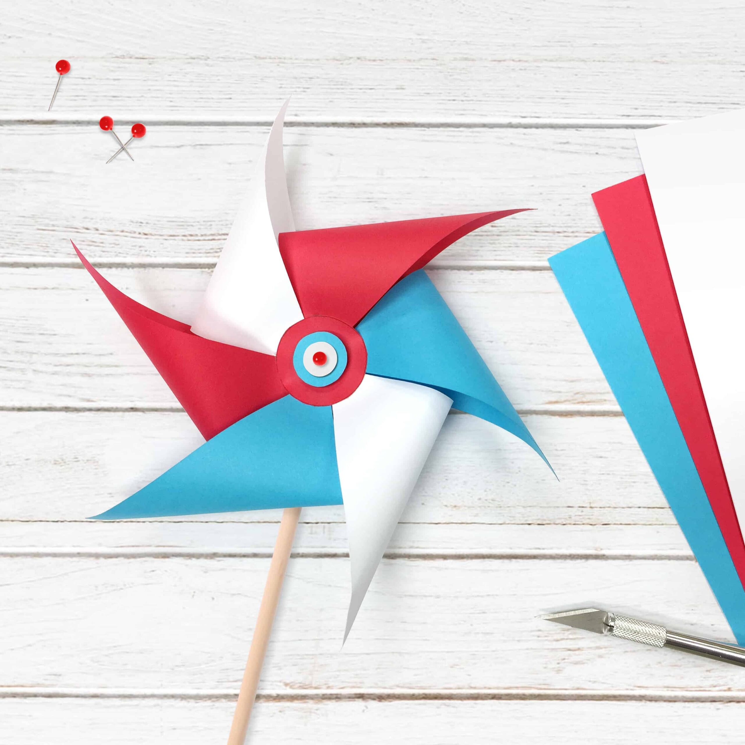 pinwheel craft template printable