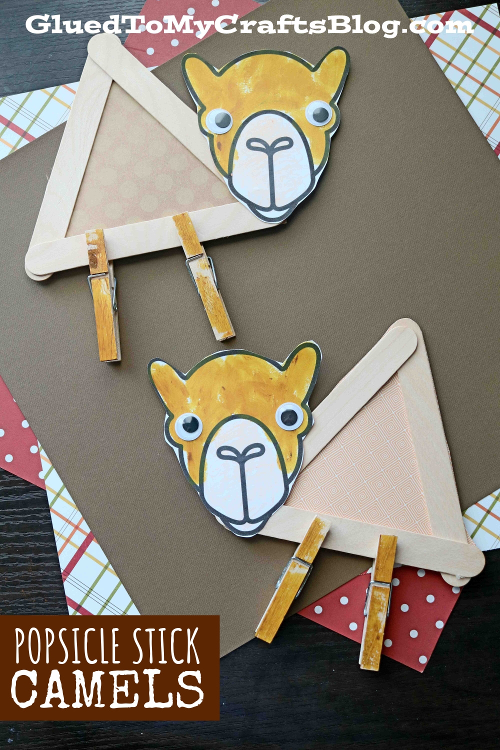 printable camel craft template