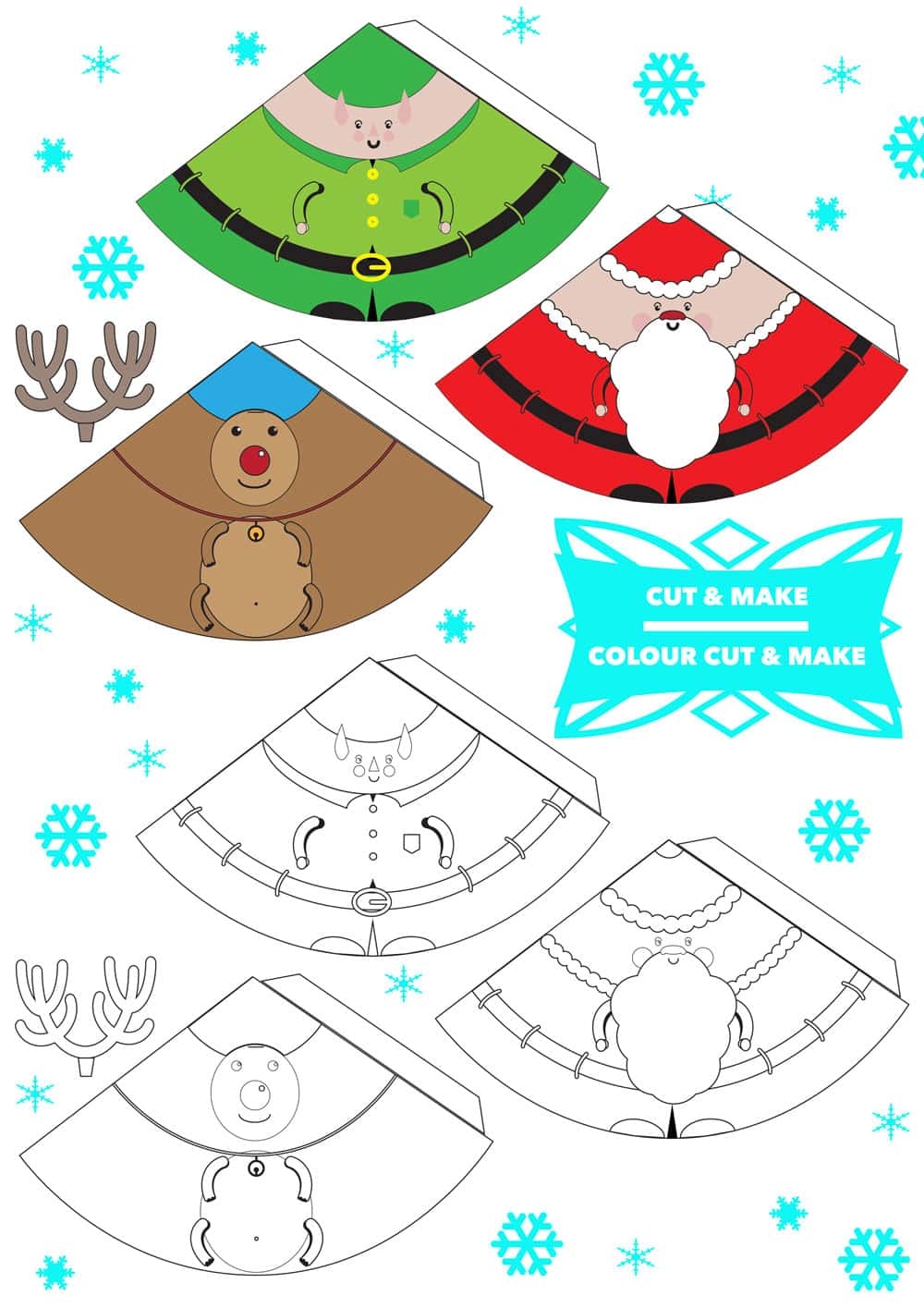 christmas craft printable templates