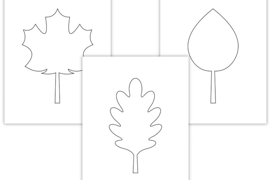 Printable Autumn Leaf Templates Printable Party Favors