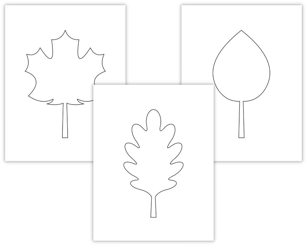 Printable Autumn Leaf Templates Printable Party Favors