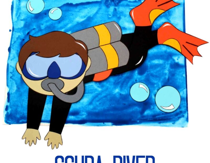 Printable Boy Scuba Diver Craft Mama Likes This