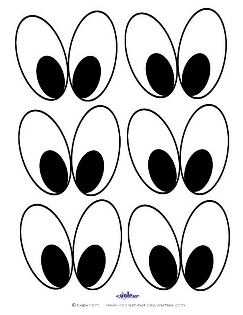 template free printable eyes for crafts