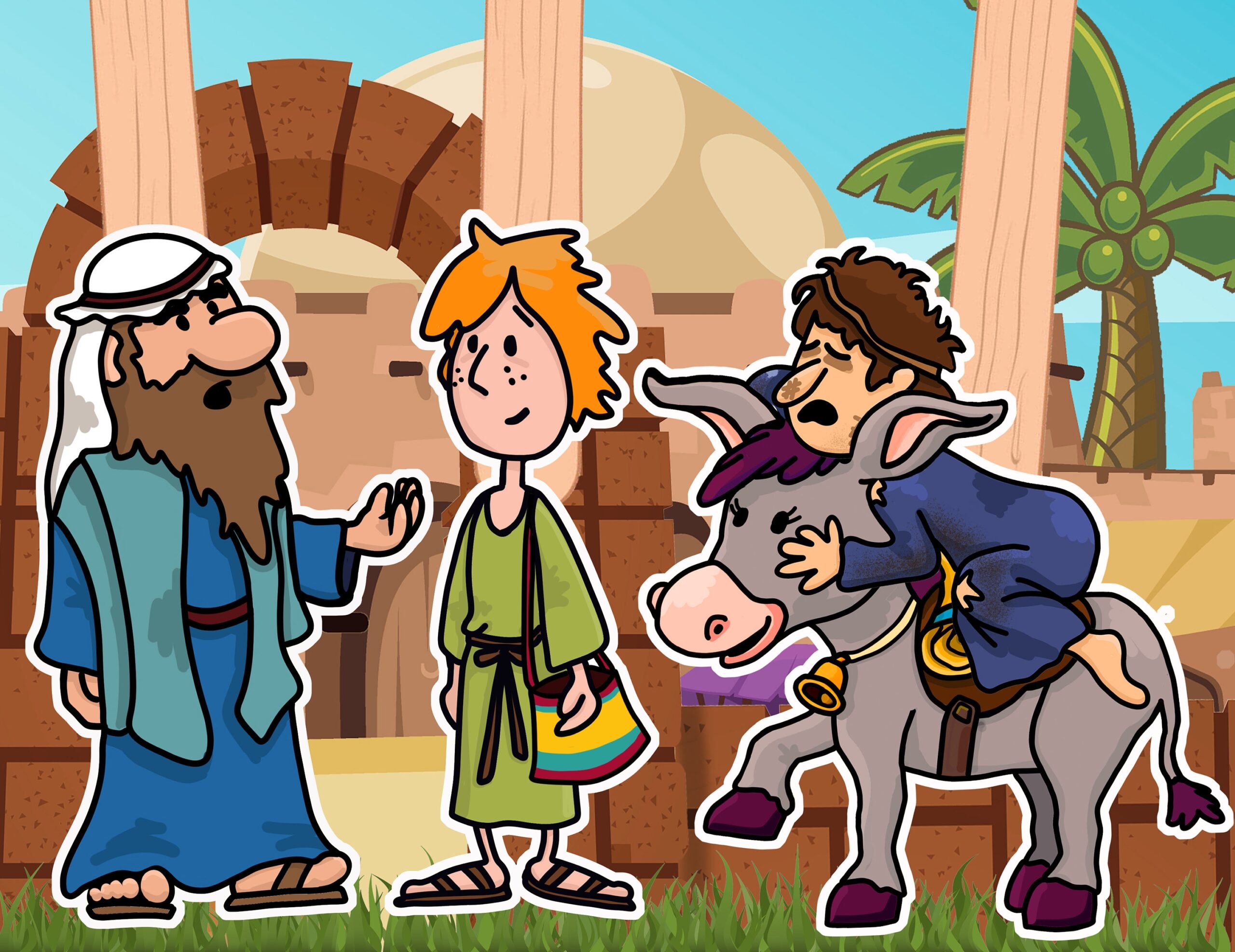 Printable Good Samaritan Instant Puppet Show Bible Story Parable Stick Puppets Storytelling Script Puppet Play Teaching Aid Etsy Australia