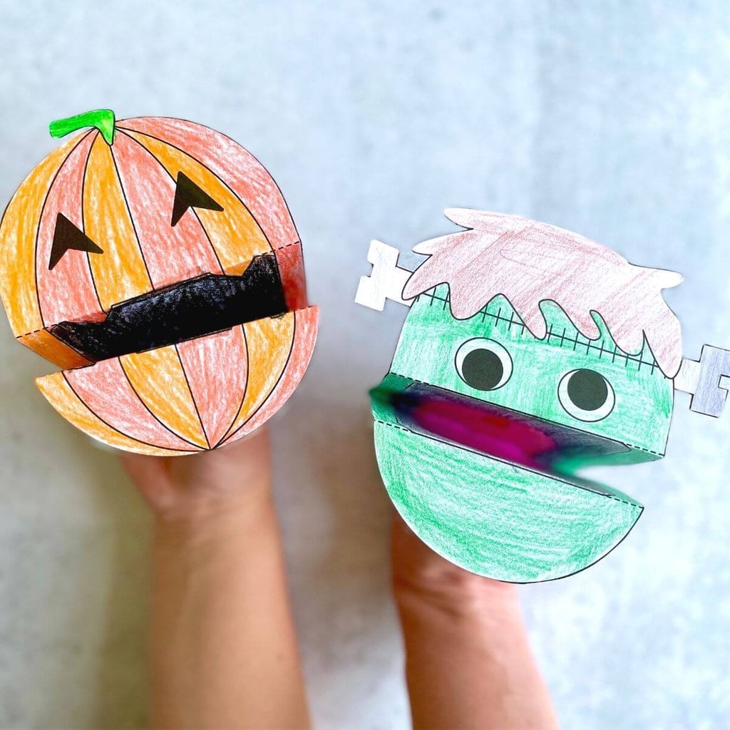 printable halloween craft template free printable