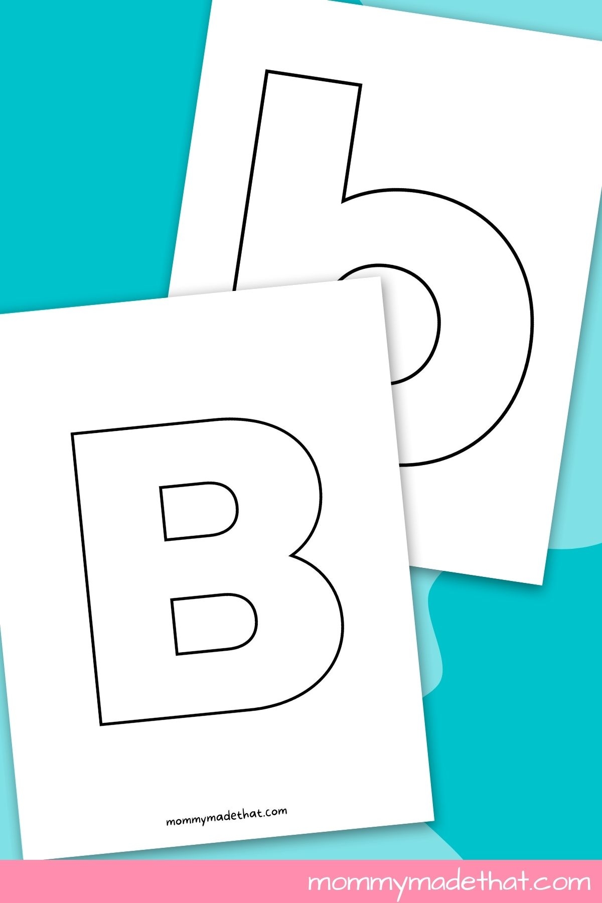 printable letter b craft template