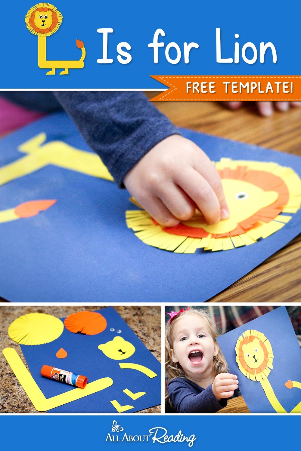 free printable letter l craft template
