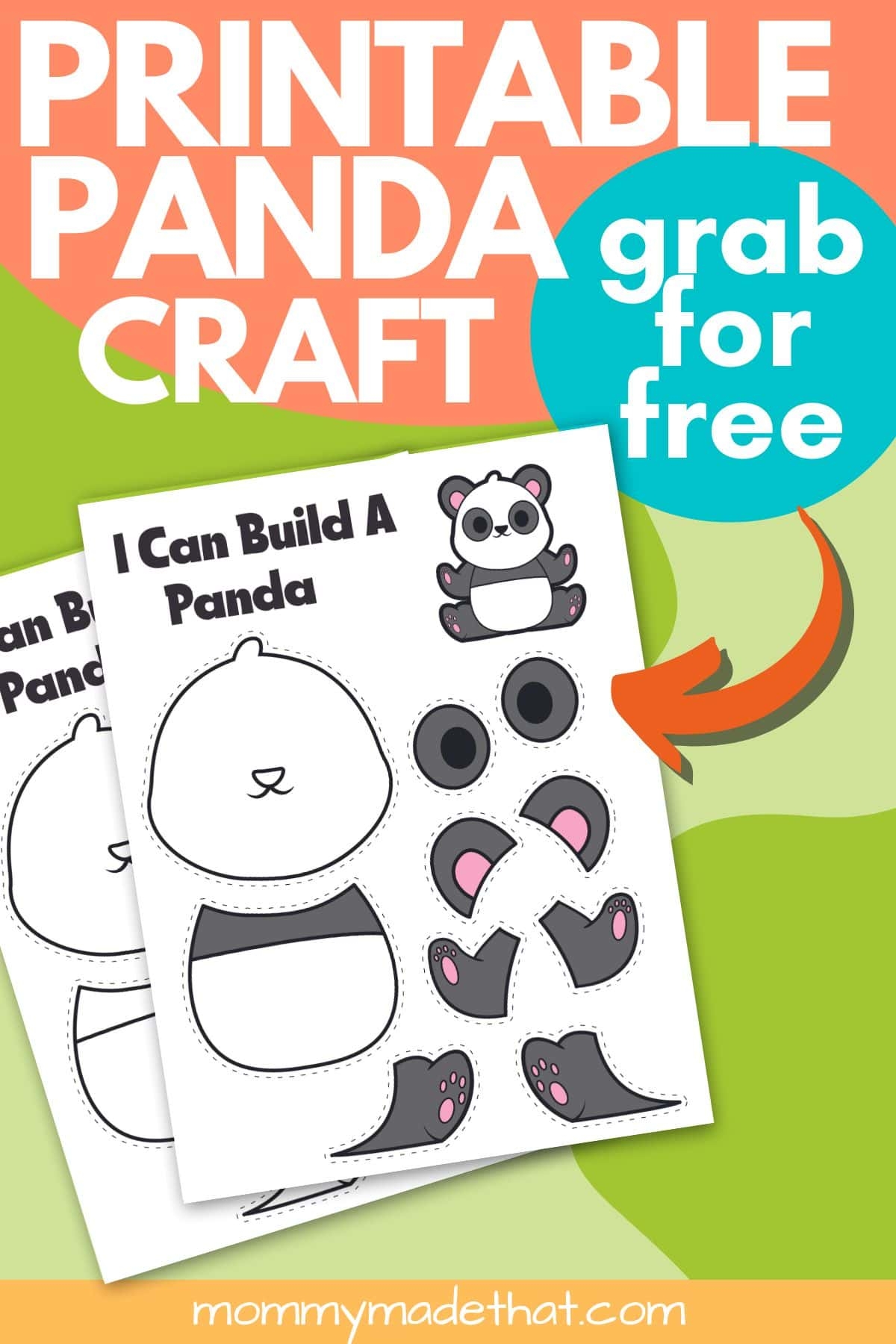 Printable Panda Craft Template Grab The Cutie For Free 