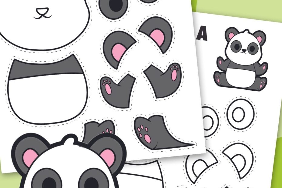 Printable Panda Craft Template Grab The Cutie For Free