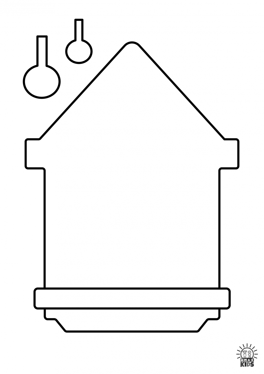 Printable Paper Cuckoo Clock For Kids Amax Kids