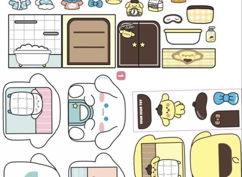Sanrio Printable Crafts Printable Party Favors
