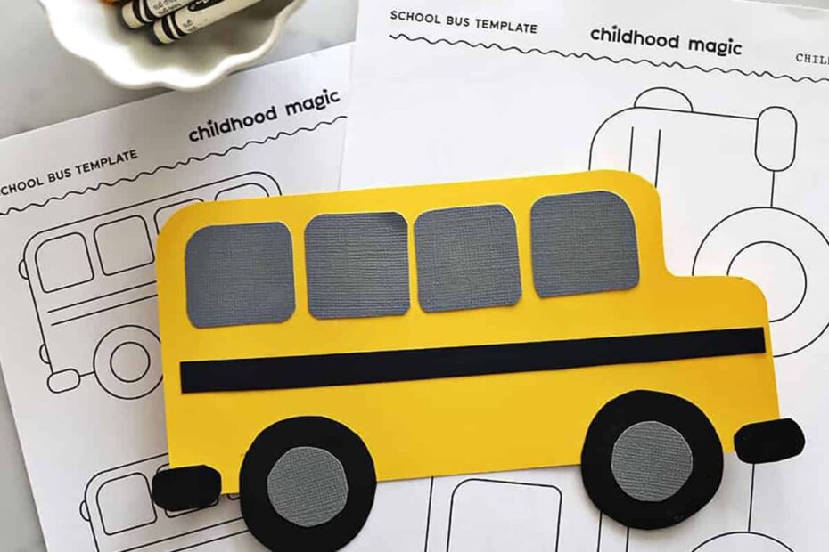 School Bus Template