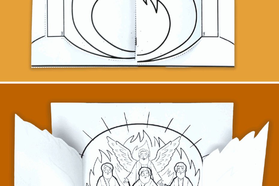 Shadrach Meshach And Abednego In The Fiery Furnace Craft 10