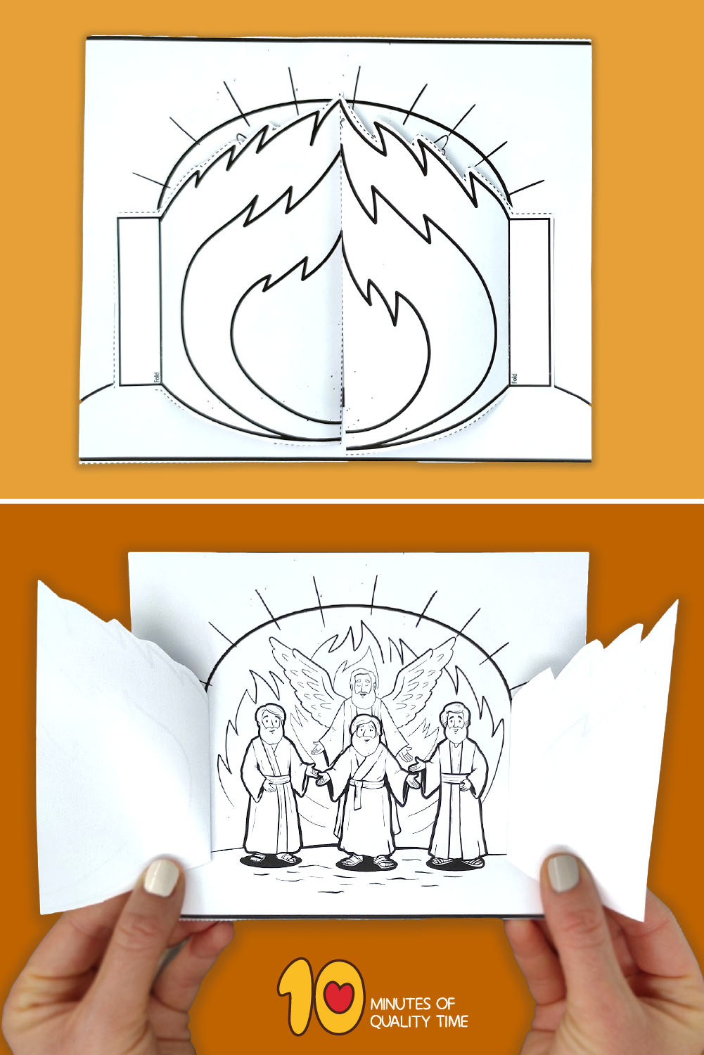 Shadrach Meshach And Abednego In The Fiery Furnace Craft 10 