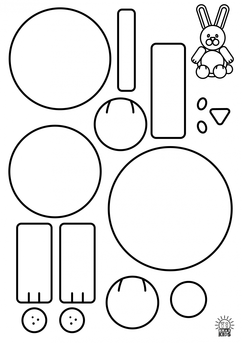 Shape Animal Craft For Kids Amax Kids