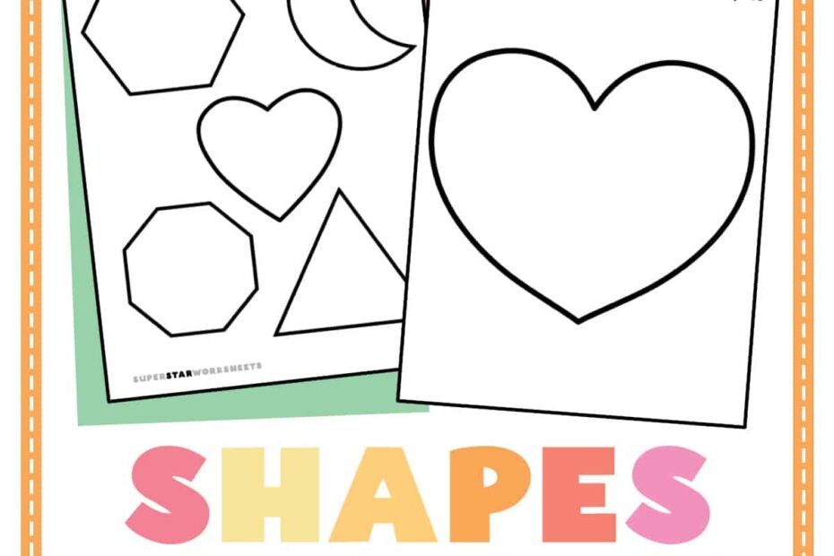 Shape Template Free Printables Superstar Worksheets
