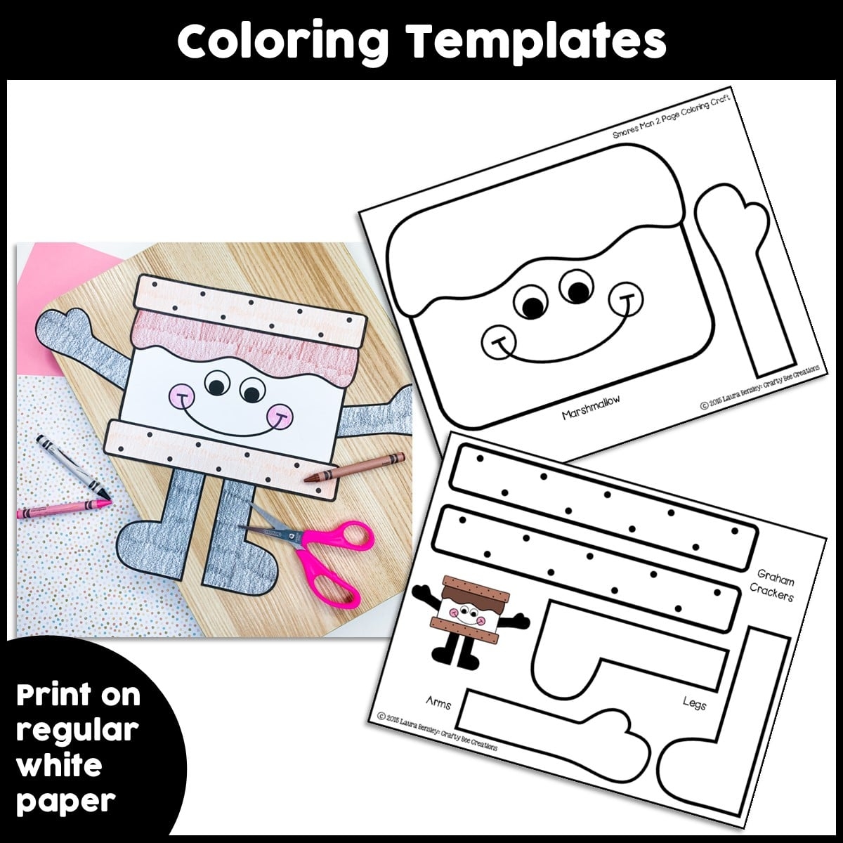 Smores Craft Activity Crafty Bee Creations