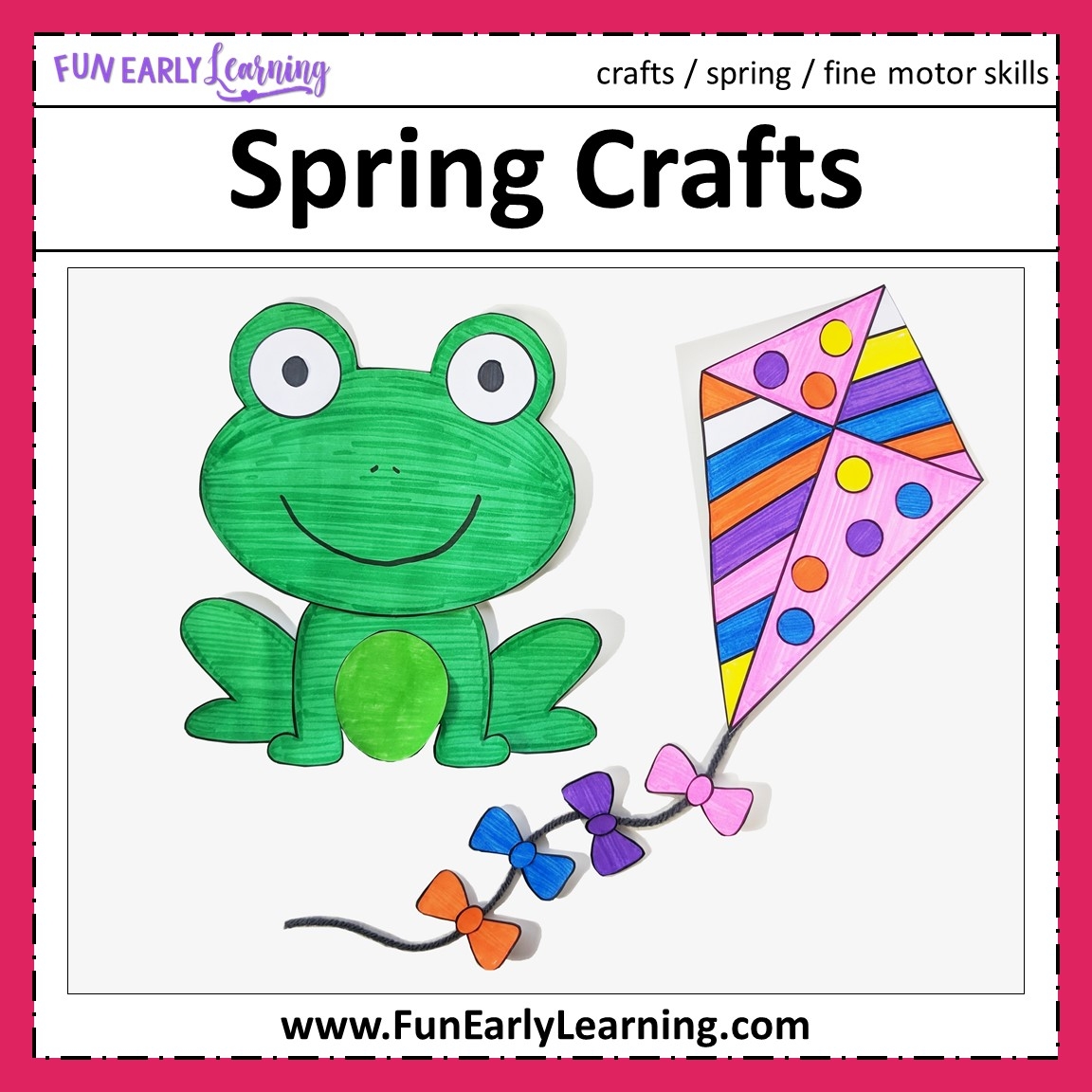 spring crafts for kindergarten printable templates