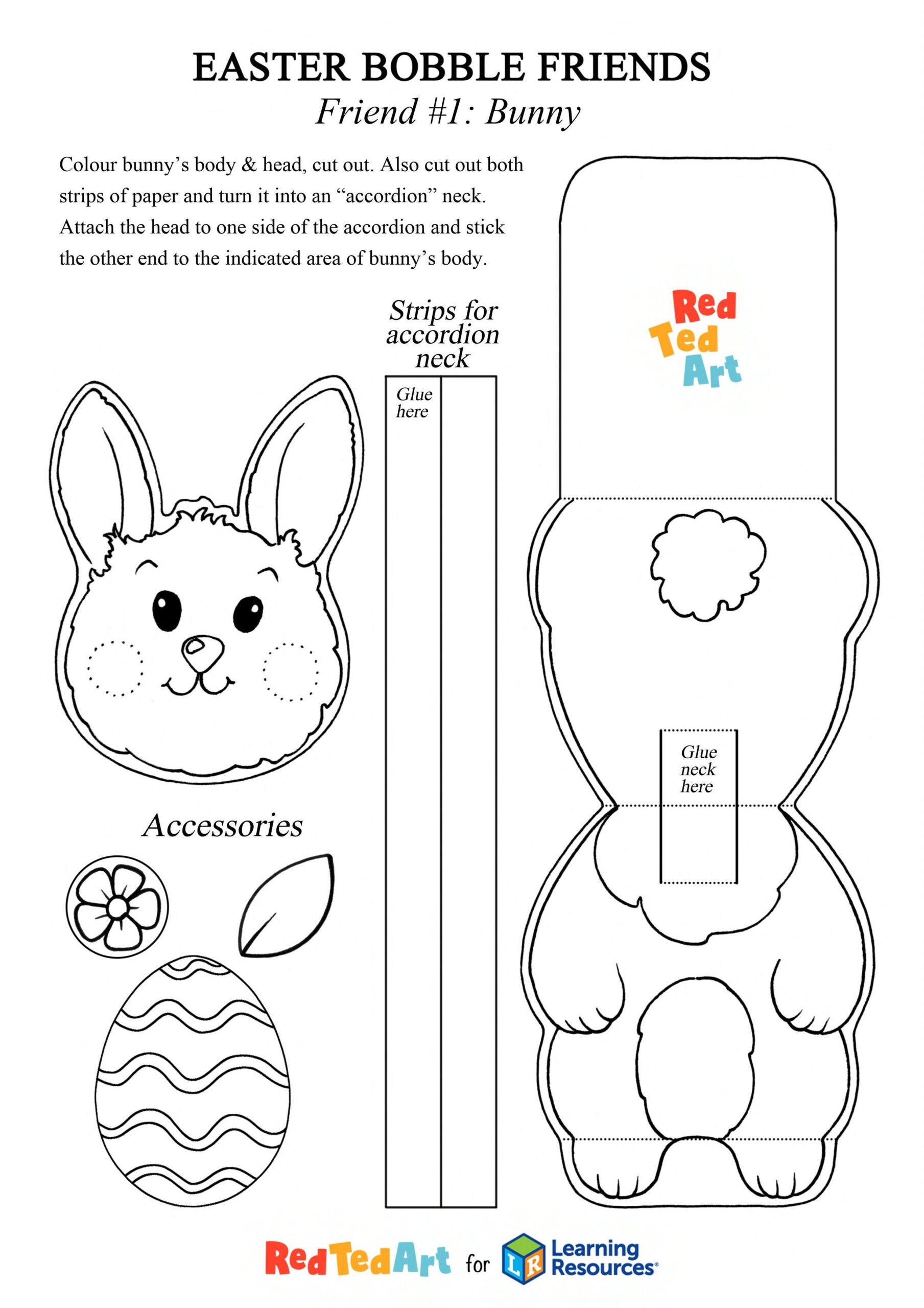Springtime Mobile Printable Arts And Crafts Skills Sheets Worksheets Library