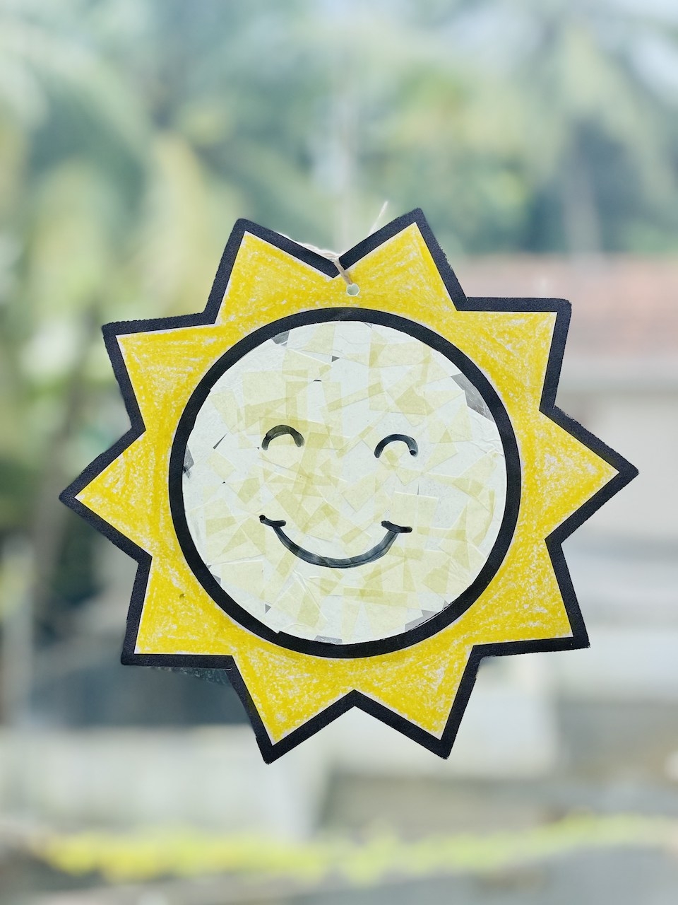 Suncatcher Craft For Kids With Tissue Paper free Template Available The Purple Yarn