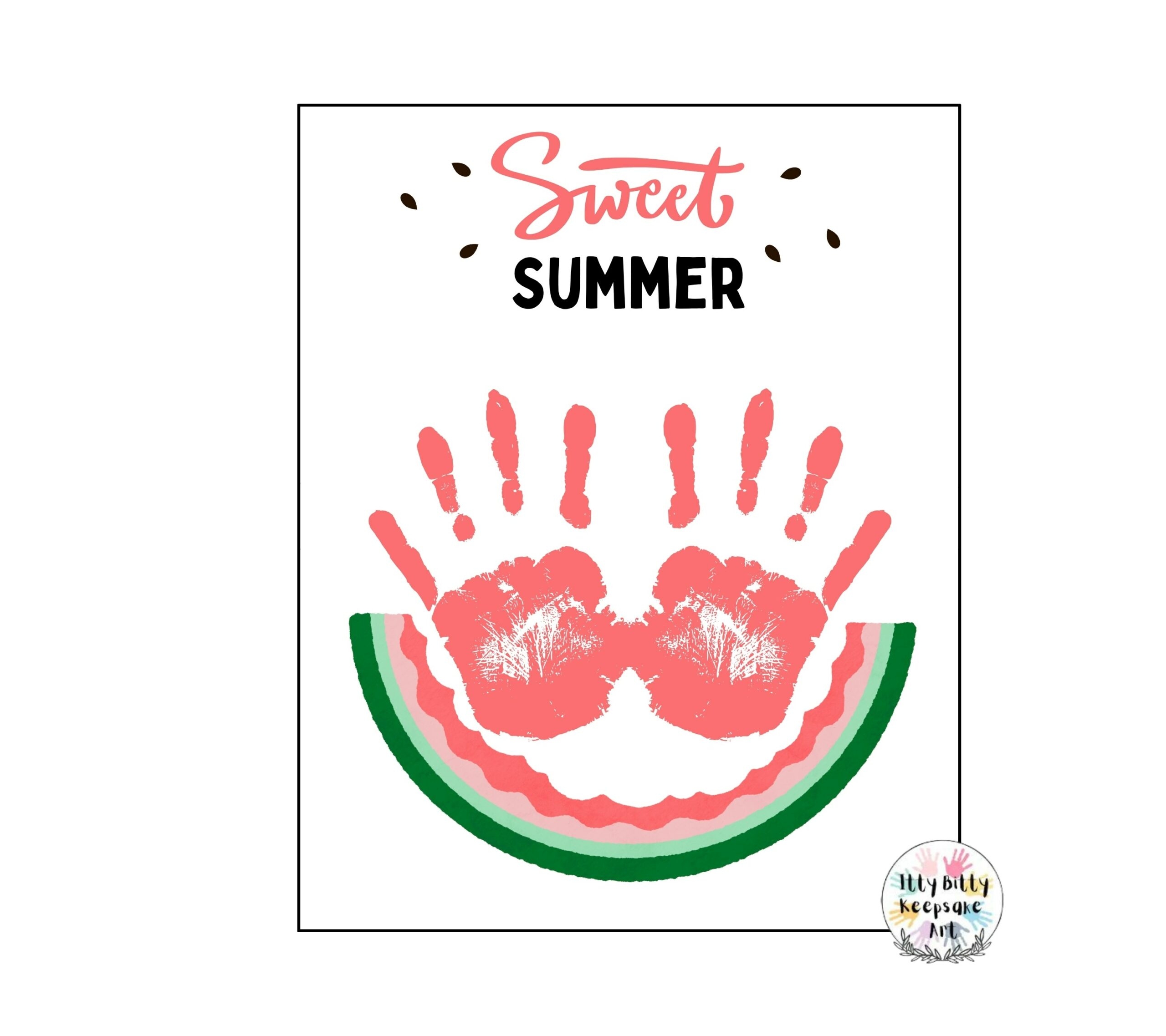printable template summer crafts