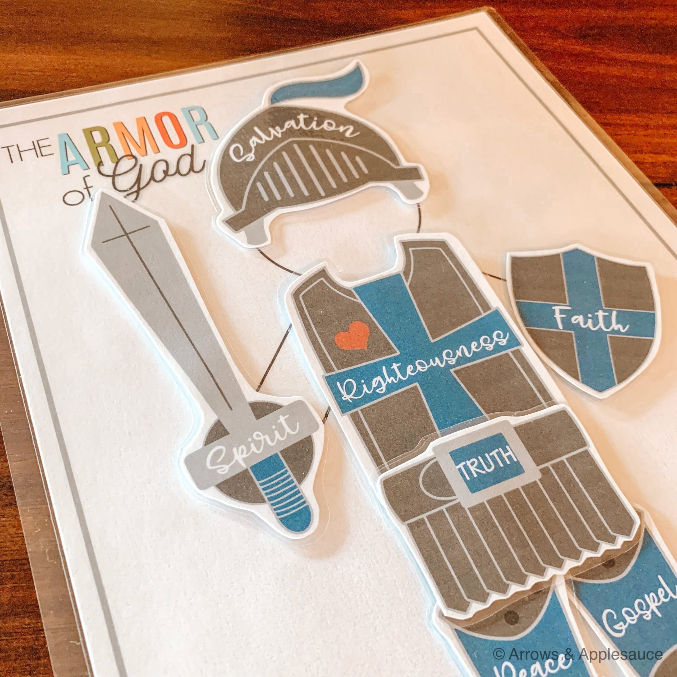 breastplate template printable craft