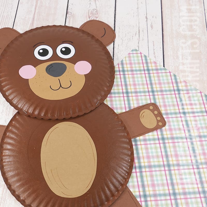 printable bear craft template