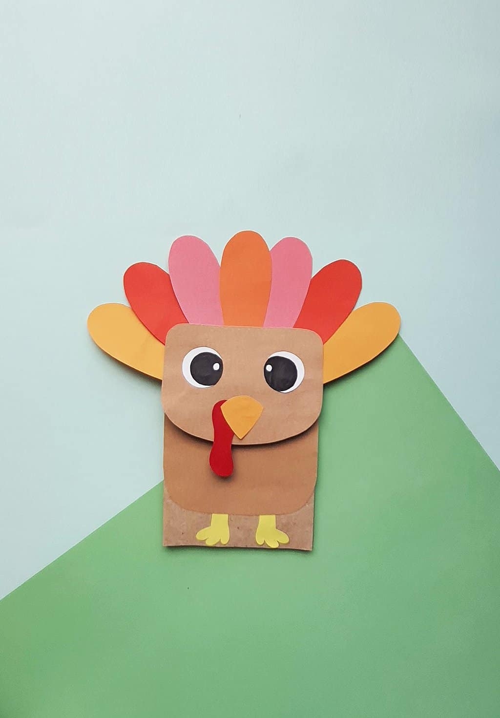 Thanksgiving Turkey Puppet Big Family Blessings