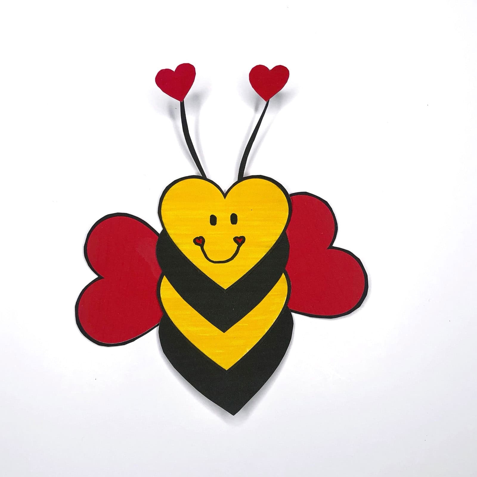 bee mine craft template printable