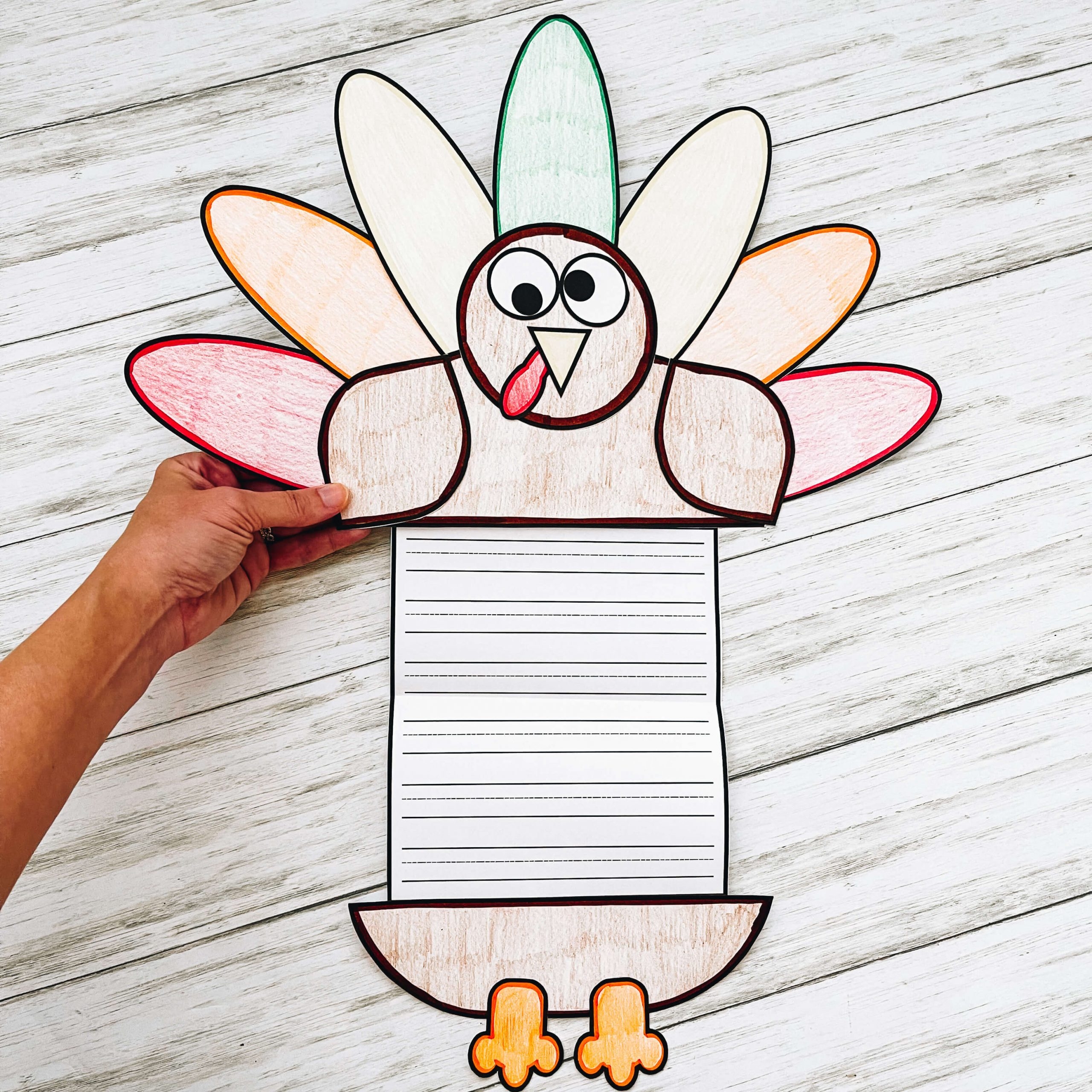 Turkey Craft U0026 Writing Template Stephanie Nash A Touch Of Class