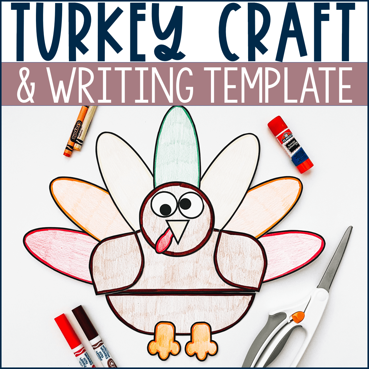 Turkey Craft U0026 Writing Template Stephanie Nash A Touch Of Class