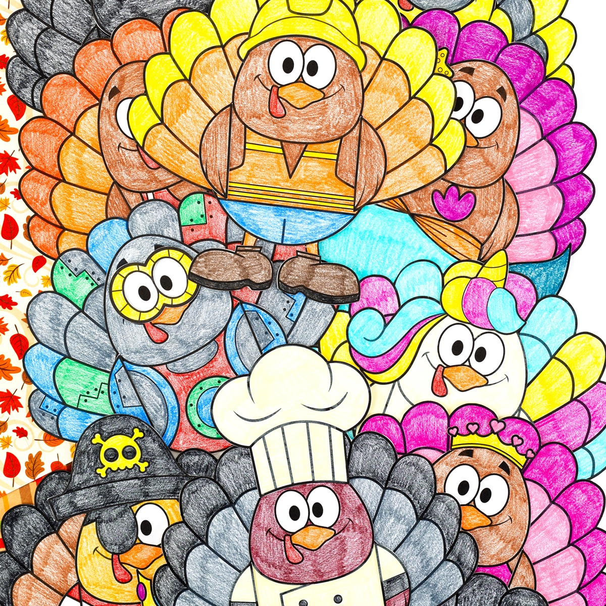 turkey template in disguise printable project free thankful craft