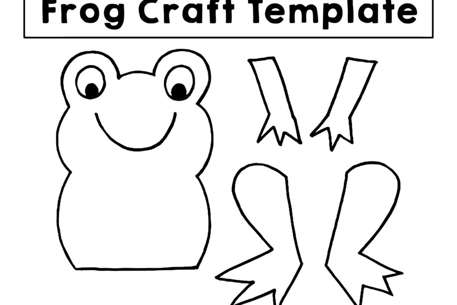 Unique Printable Letter F Frog Craft Template