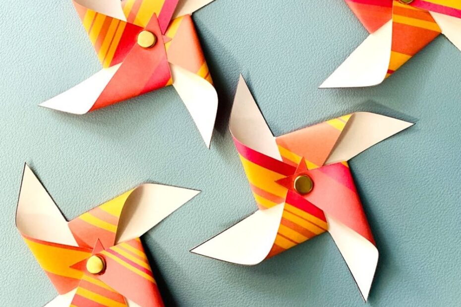 Use This Pinwheel Template For Classic And Mini Crafting