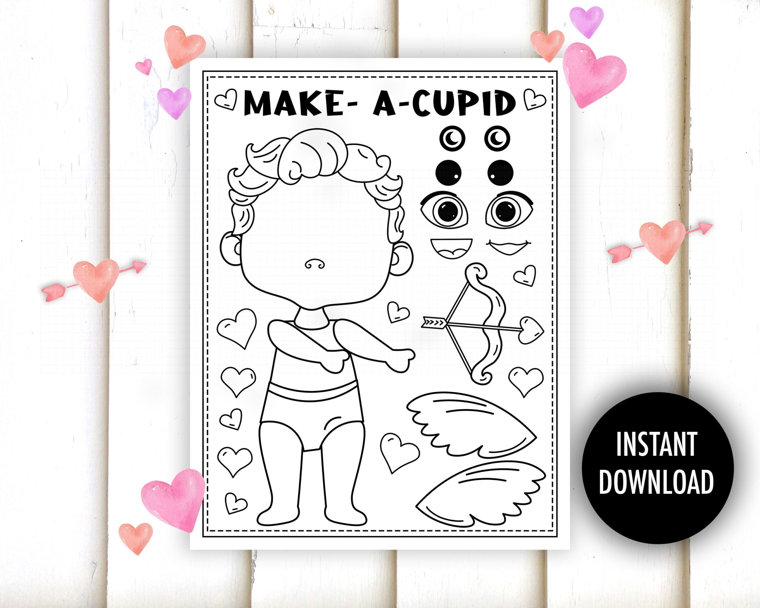free printable valentine craft templates