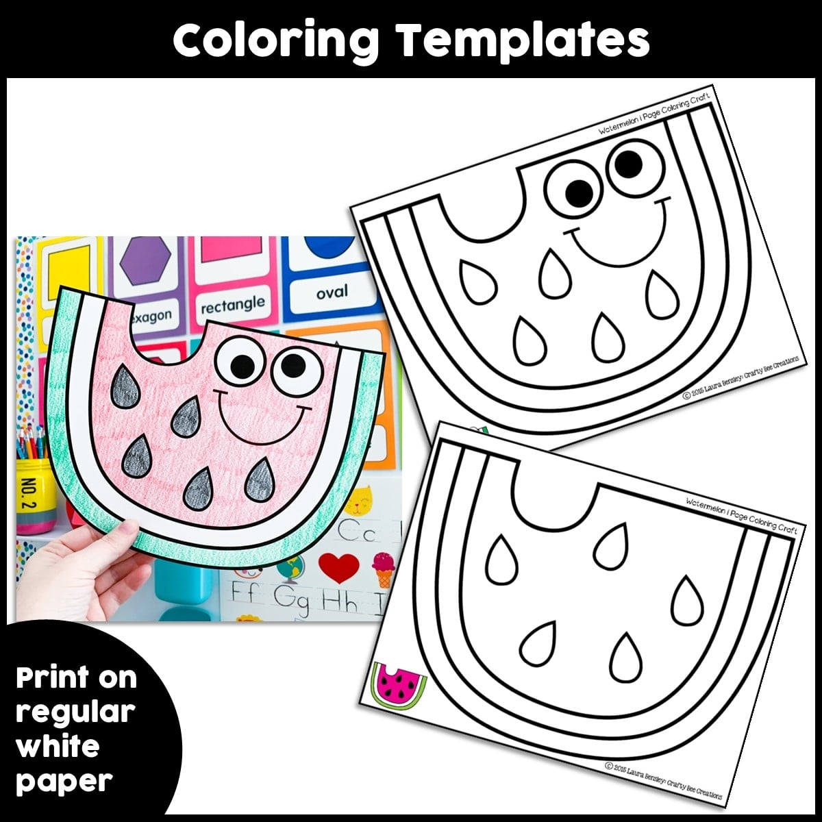 Watermelon Craft Activity Crafty Bee Creations