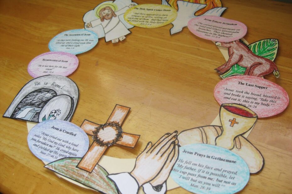 Wee Little Miracles Make An Easter Story Wreath free Printables