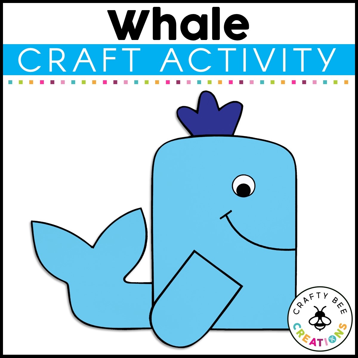 Whale Craft Ocean Animals Activity Sea Life Ocean Habitat 