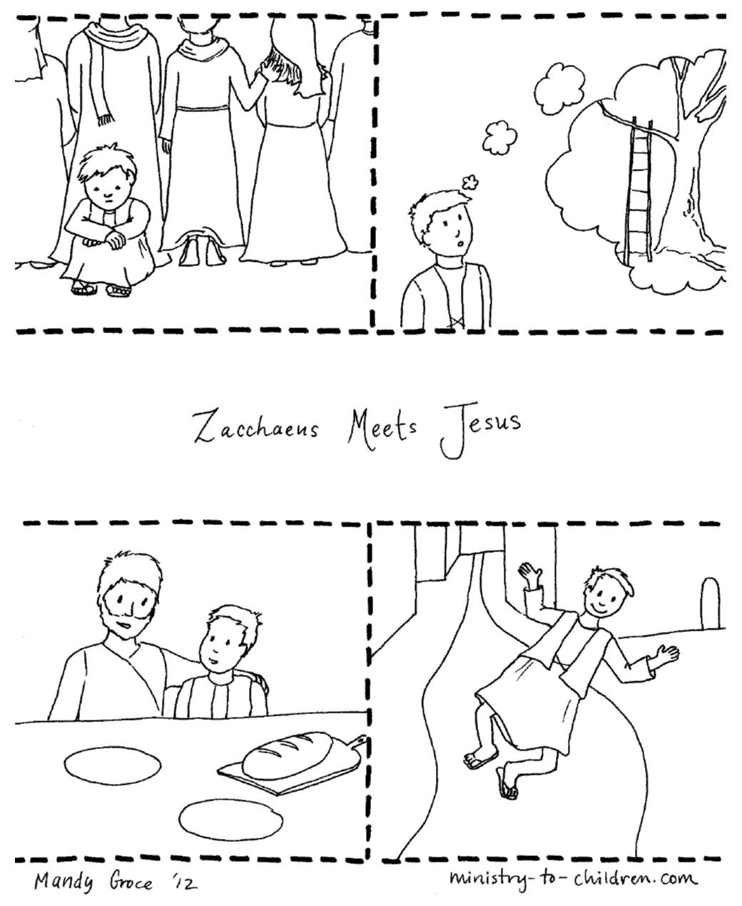 Zacchaeus Crafts For Sunday School Luke 19 1 10 Craft Activities Ministry To Children