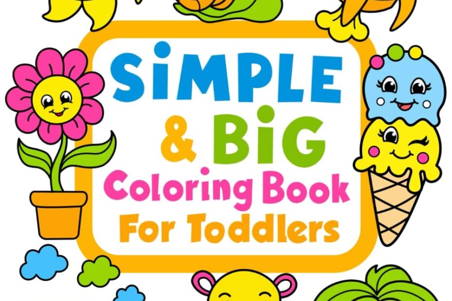 100 Easy And Fun Coloring Pages For Kids Toddler Indonesia Ubuy