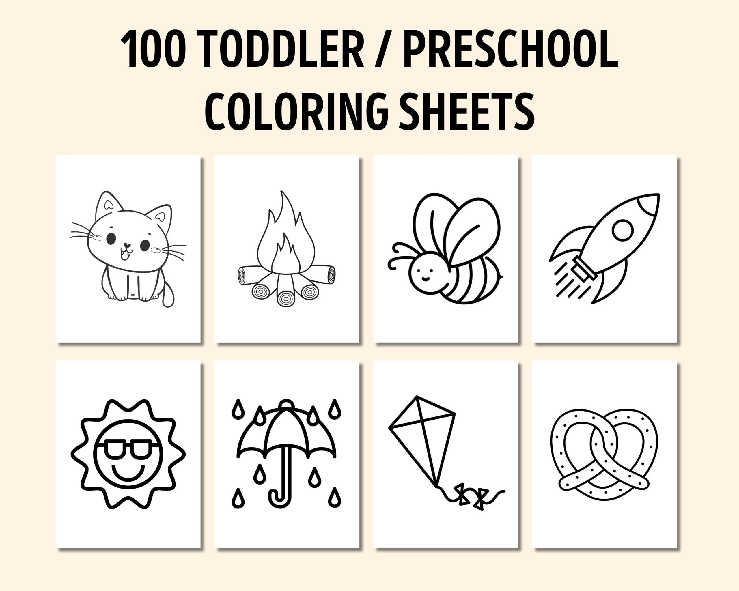 coloring worksheets for preschoolers