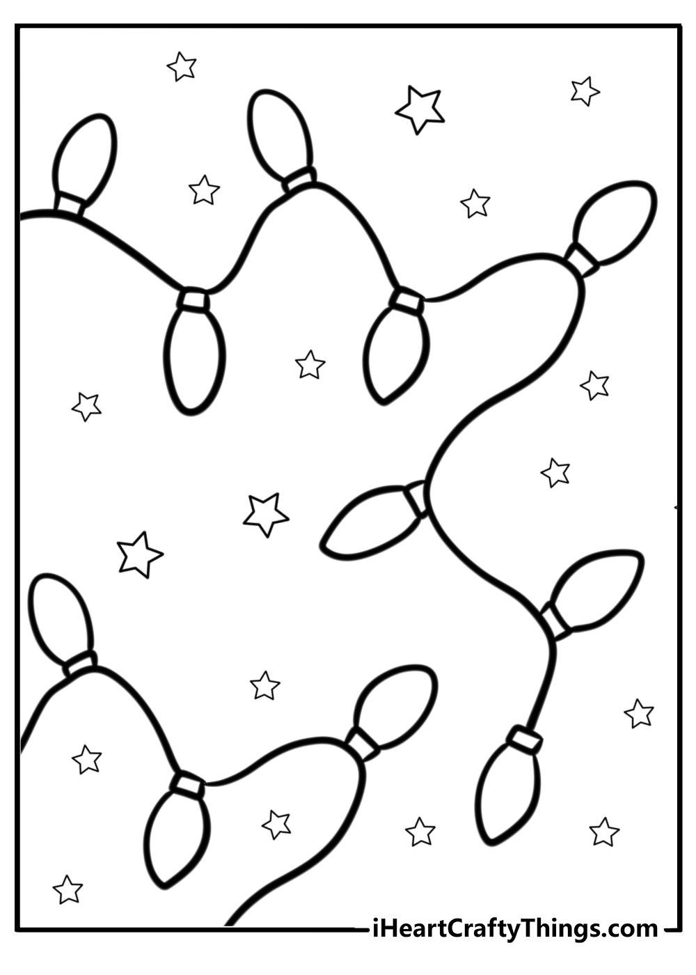 15 Christmas Lights Coloring Pages 100 Free Printables 