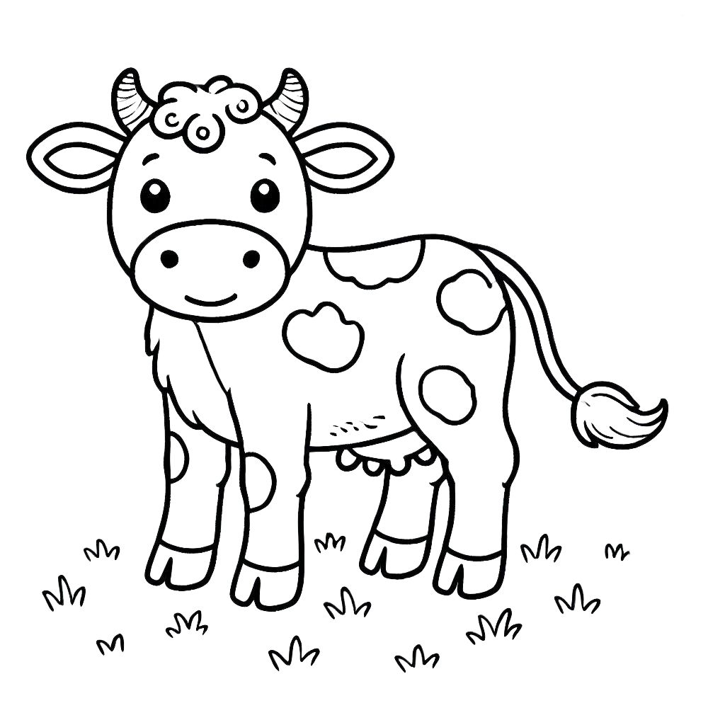 simple coloring pages animals