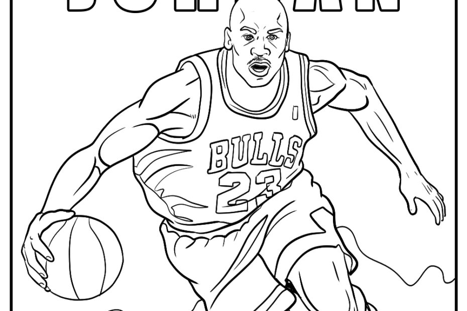 15 Michael Jordan Coloring Pages For Kids Free Printables