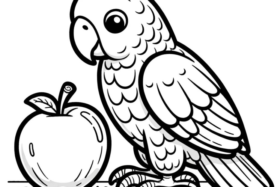 15 Parrot Coloring Pages Cute Parrot Coloring Parrot Bird Bird Coloring Coloring Gift Idea Bird Coloring Pages Exotic Birds Etsy New Zealand