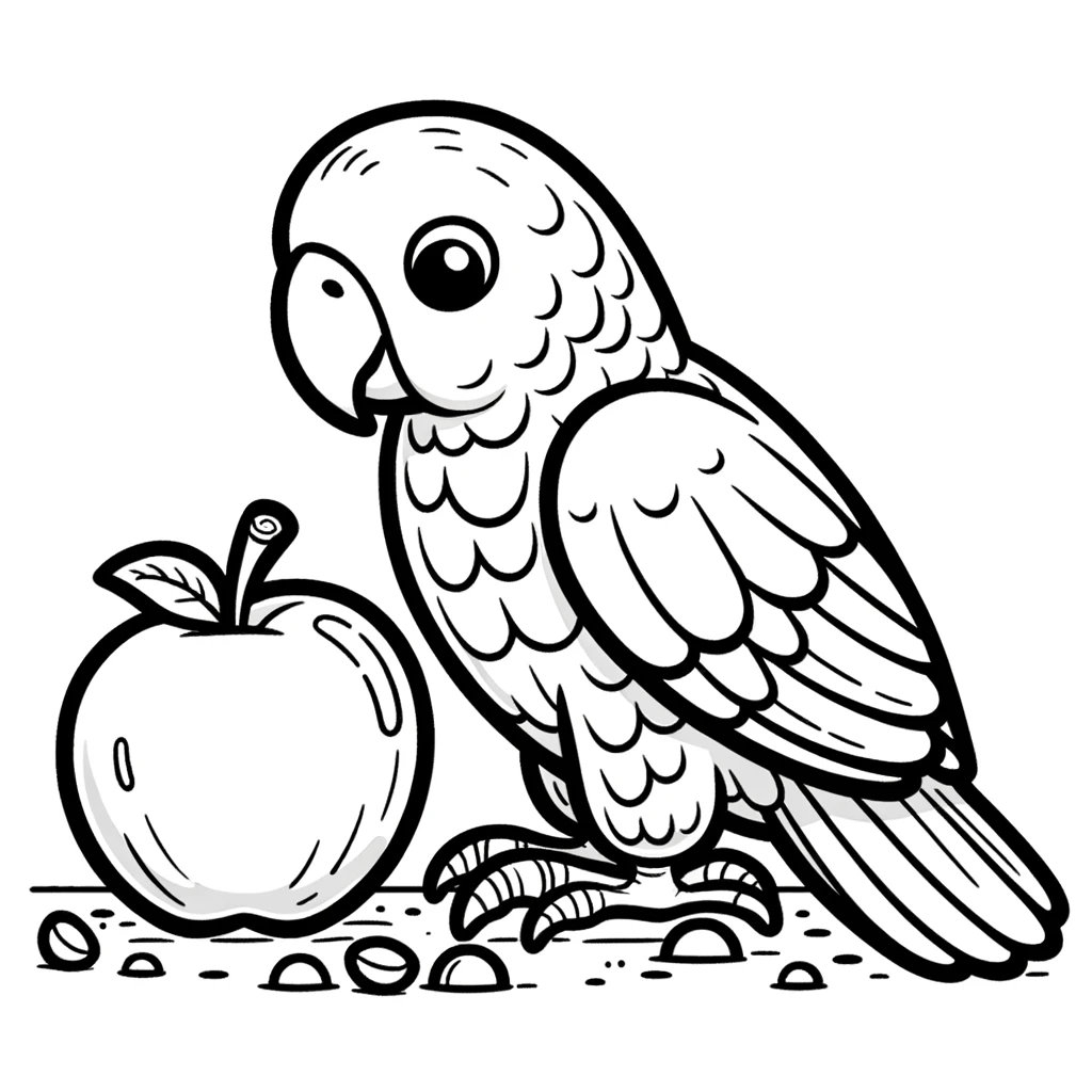 15 Parrot Coloring Pages Cute Parrot Coloring Parrot Bird Bird Coloring Coloring Gift Idea Bird Coloring Pages Exotic Birds Etsy New Zealand