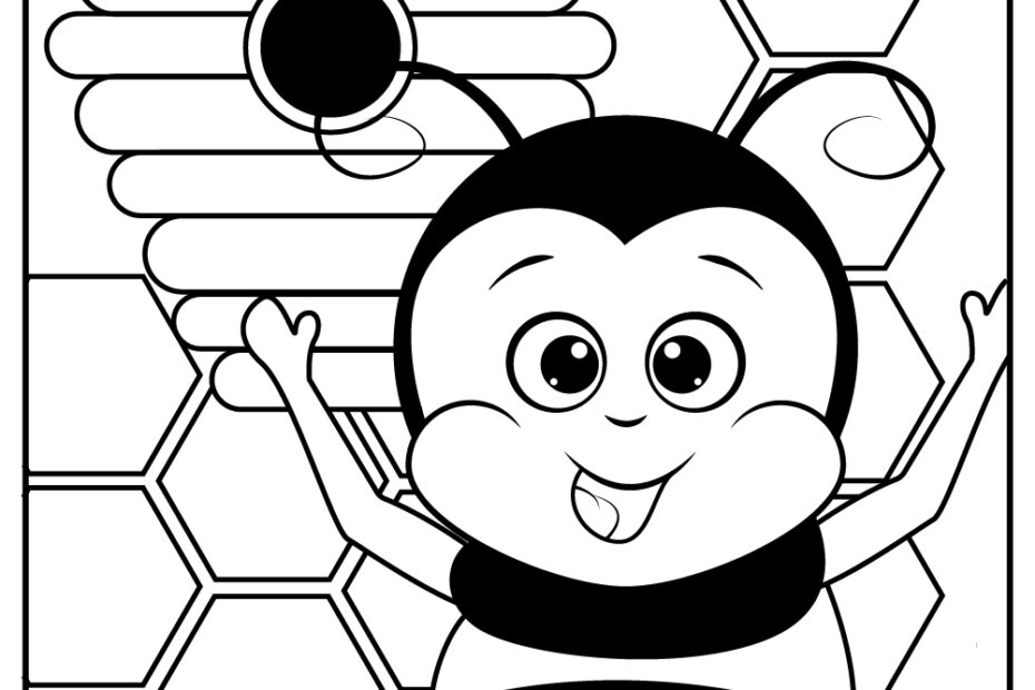 20 Bee Coloring Pages 100 Free Printables
