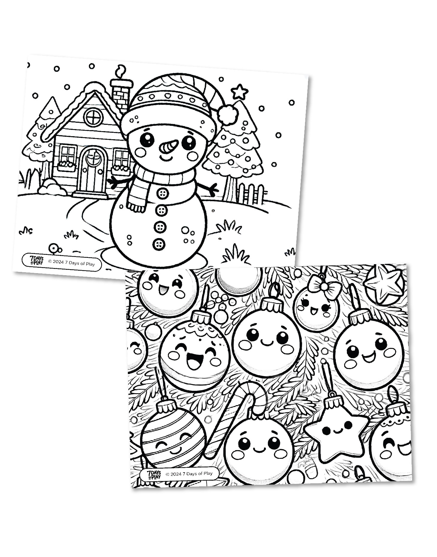 christmas printables coloring pages