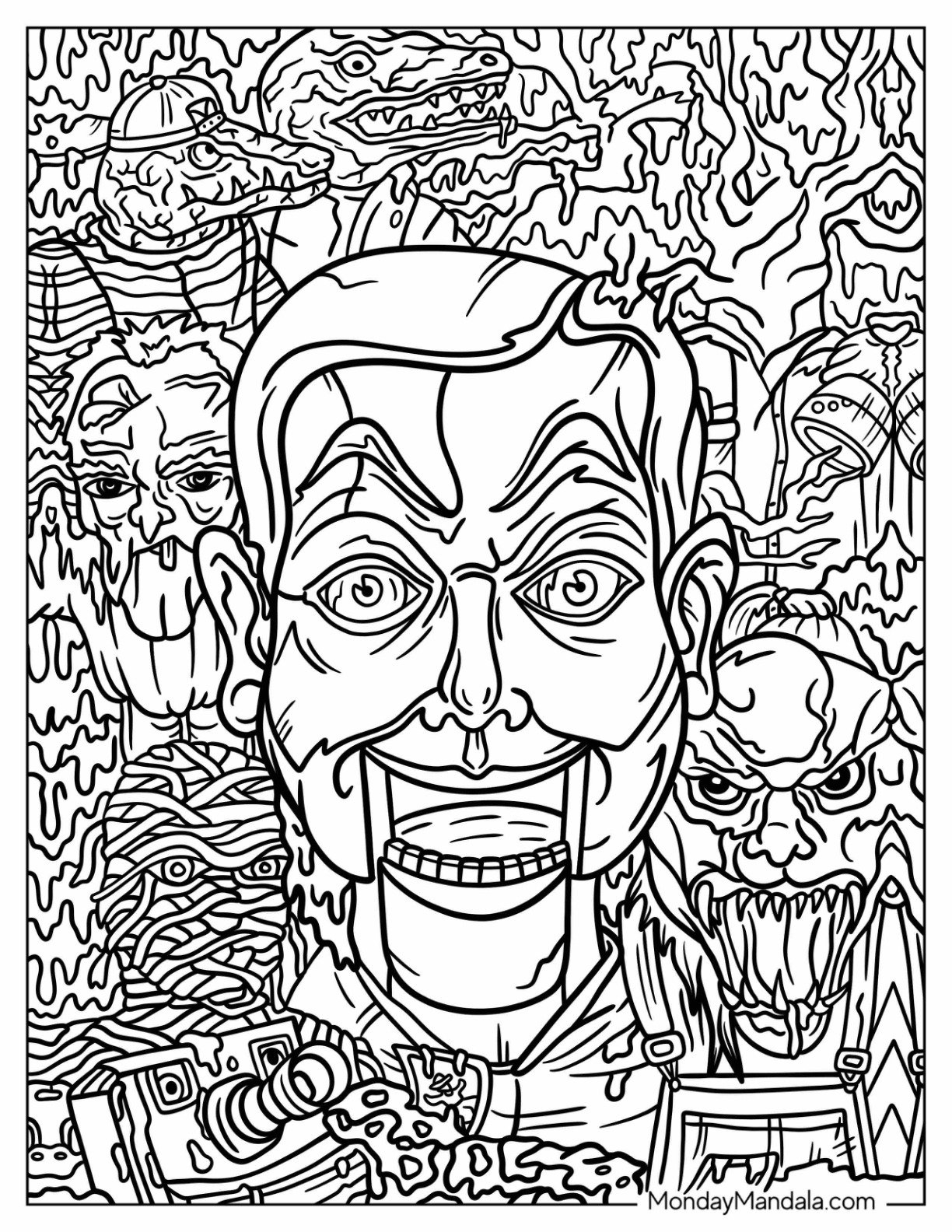 20 Goosebumps Coloring Pages Free PDF Printables 