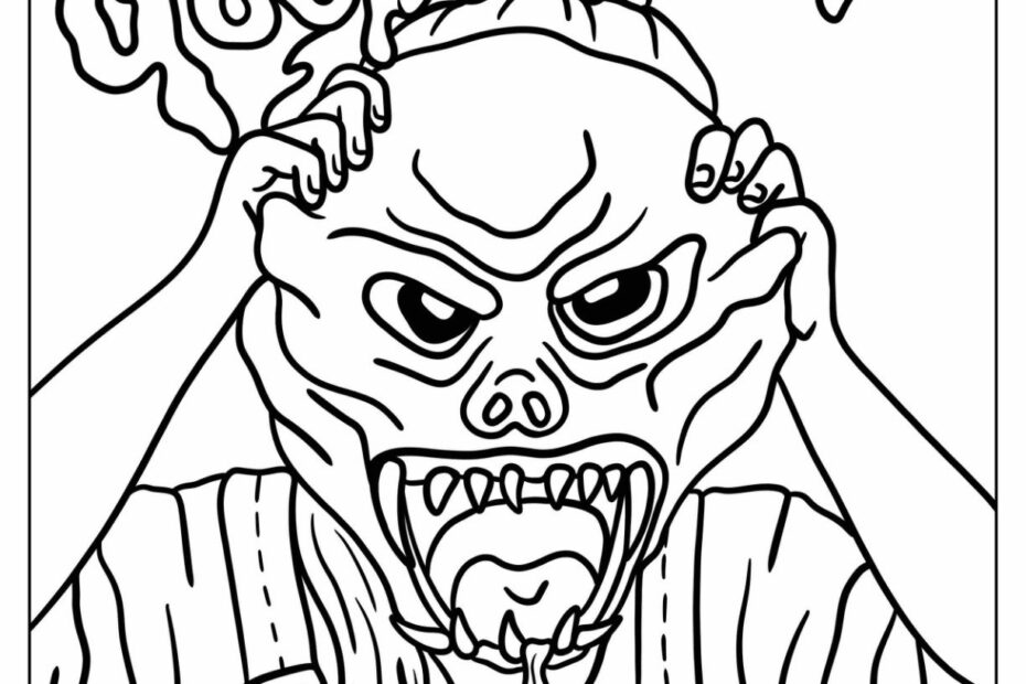 20 Goosebumps Coloring Pages Free PDF Printables